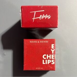 Hank & Henry FERRA Velvet Touch Cream Color Lips Eyes Cheeks Mousse NEW Set Of 2